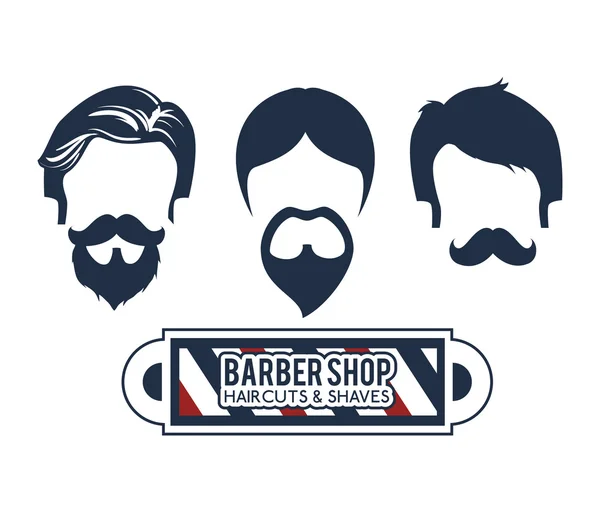 Ícone de barbearia profissional —  Vetores de Stock