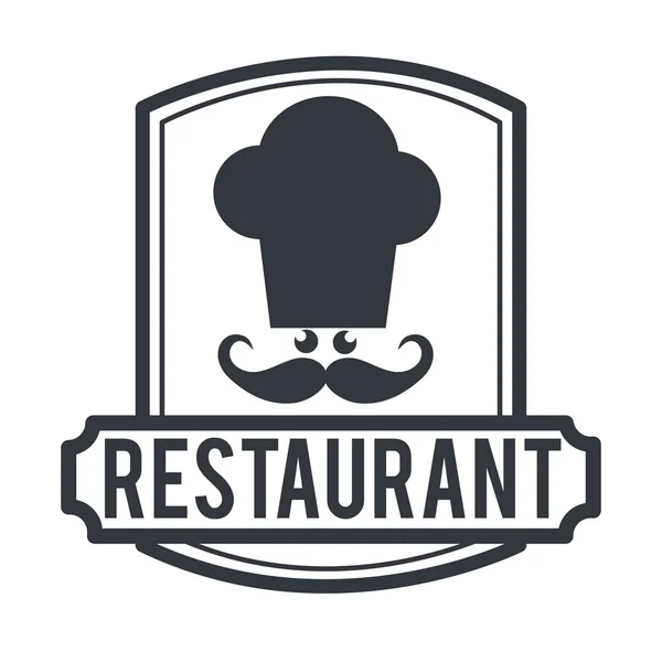 Иконка на крышке ресторана — стоковый вектор