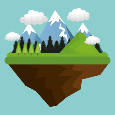 güzel manzara arka plan simgesi