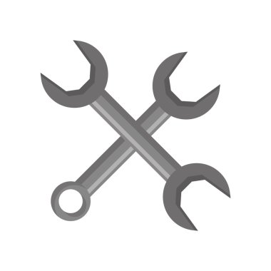 İngiliz anahtarı inşaat aracı aygıt simgesini