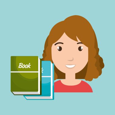 kız öğrenci kadın simgesi