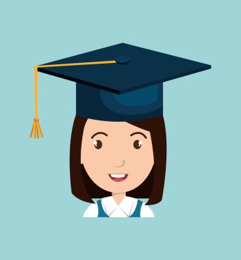 kız öğrenci kadın simgesi