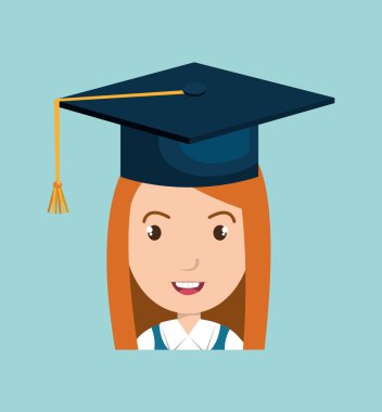 kız öğrenci kadın simgesi