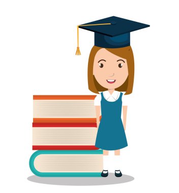 kız öğrenci kadın simgesi