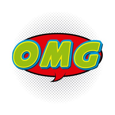 OMG komik pop sanat tarzı