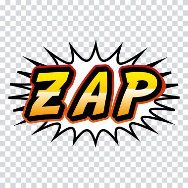 komik pop sanat tarzı zap