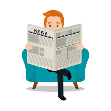 adam gazete simgesi okuma