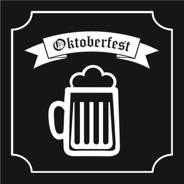 hoş geldiniz oktoberfest poster simgesi