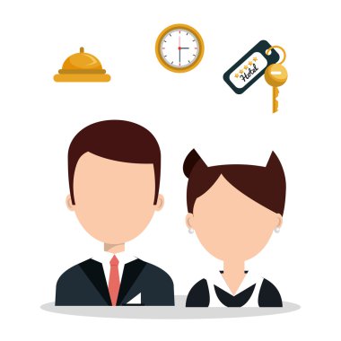 En iyi otel hizmetleri Icons set