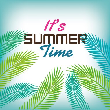 yaz tatil saat izole simgesini