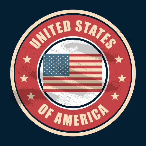 美国国旗图标美国国旗图标 — 图库矢量图片