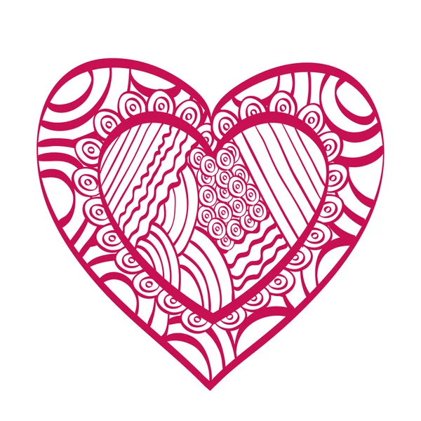 Heart love card icon — Stock Vector