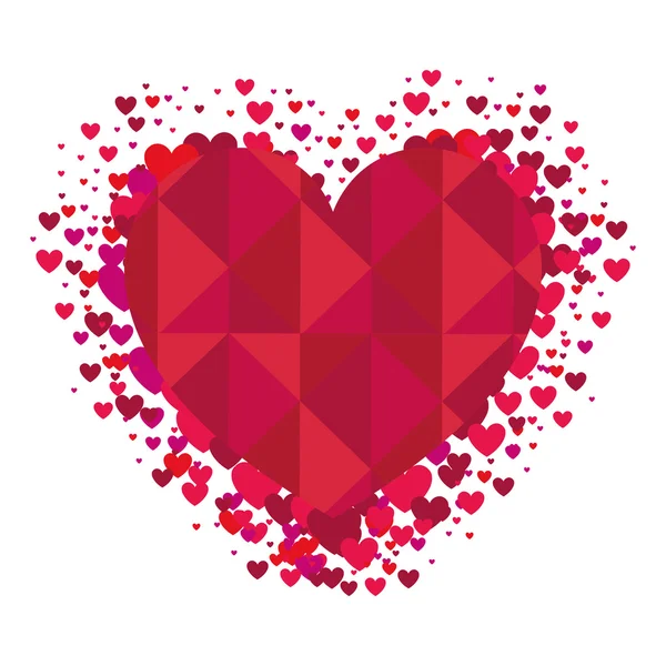 Значок сердечной любви — стоковый вектор