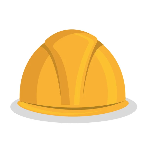 Icono del dispositivo de la herramienta de construcción casco — Vector de stock