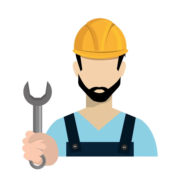 Costruttore constructor worker icon — Vettoriale Stock