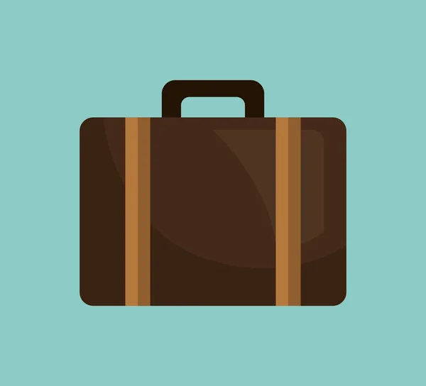 Kufr taška Aktovka ikony — Stockový vektor