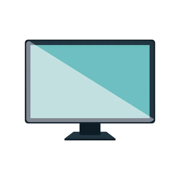 Monitor exibir ícone isolado — Vetor de Stock