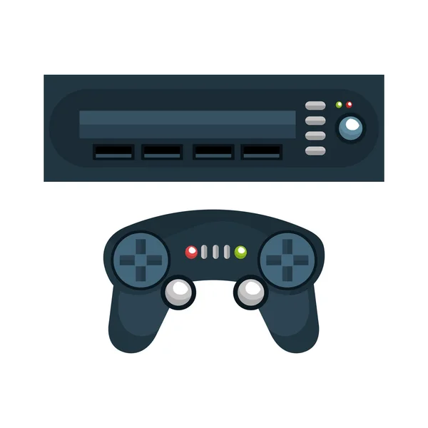 Video game interface geïsoleerde pictogram — Stockvector