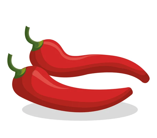 Viva mexico poster chilipeper pictogram — Stockvector