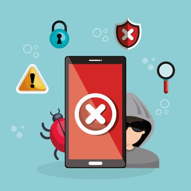 Internet güvenlik bilgi simgesi