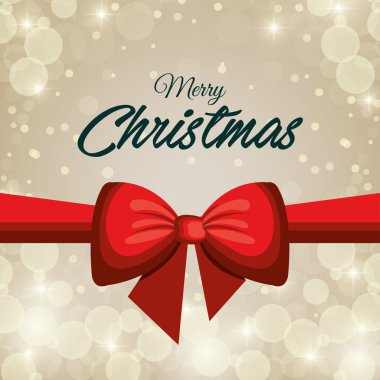 mutlu neşeli Noel kartı izole