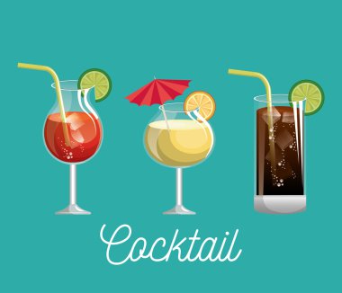 Menü kokteyl liste çubuğu