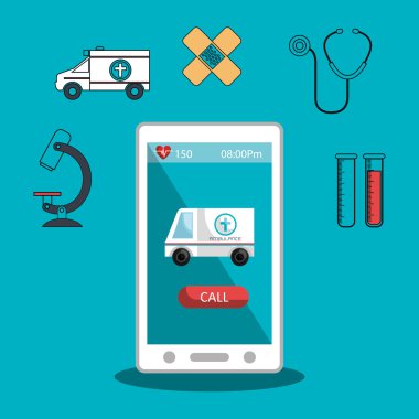 sağlık tıbbi teknoloji izole simgesi