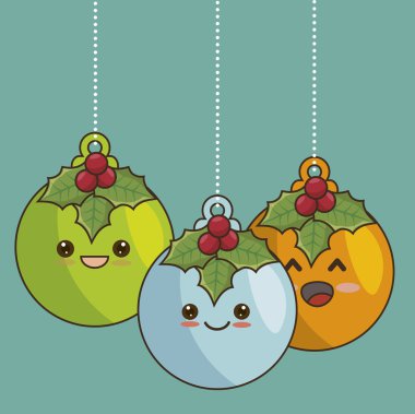 Noel karakter asılı top