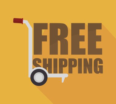 ücretsiz kargo teslim simgesi