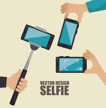 izole monopod fotoğraf selfie tarzı