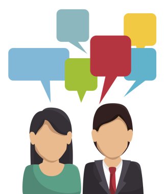 sosyal ağ ortam izole simgesi