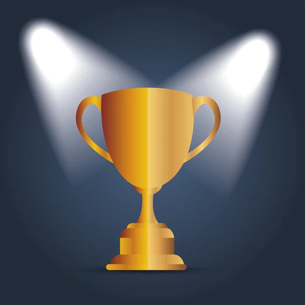 Trophy zwycięzca mistrzostw — Wektor stockowy