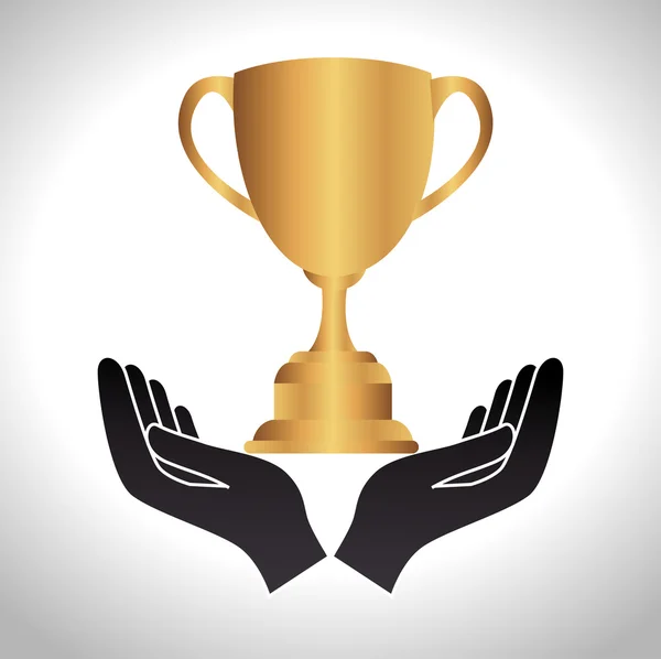 Vítěz šampionátu trofej — Stockový vektor