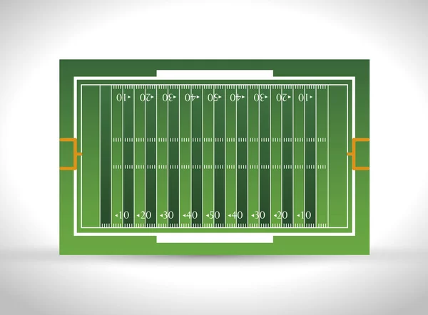 Icône américaine du football sportif — Image vectorielle