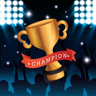 Kupa Altın Ödülü izole simgesi