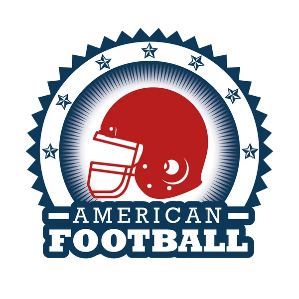 अमेरिकन फुटबॉल खेळ चिन्ह — स्टॉक व्हेक्टर