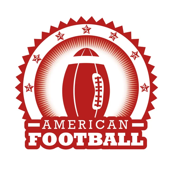 American football sport icon — Stock Vector