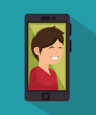 Fotoğraf selfie tarzı izole