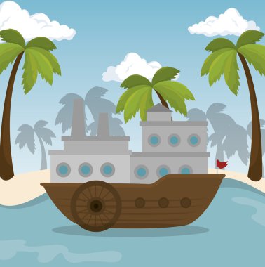 güzel yaz manzara kutsal kişilerin resmi