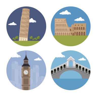 mimari İtalyan Kültür izole