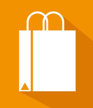 çanta alışveriş ticaret simgesi