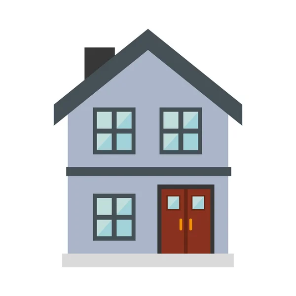 Maison immeuble propriété — Image vectorielle