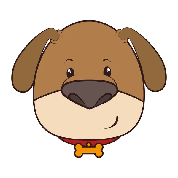 Animal perro de dibujos animados — Vector de stock