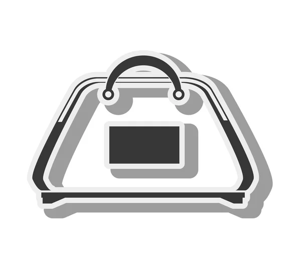 Gym bag accessory — Stock Vector