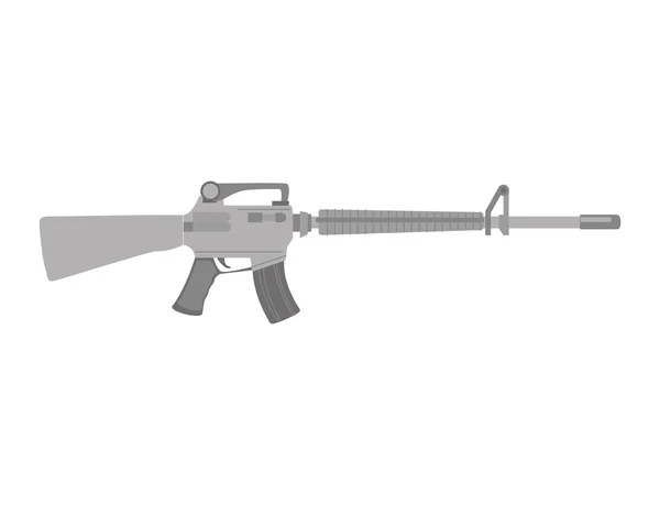 Submachine gun vapen — Stock vektor