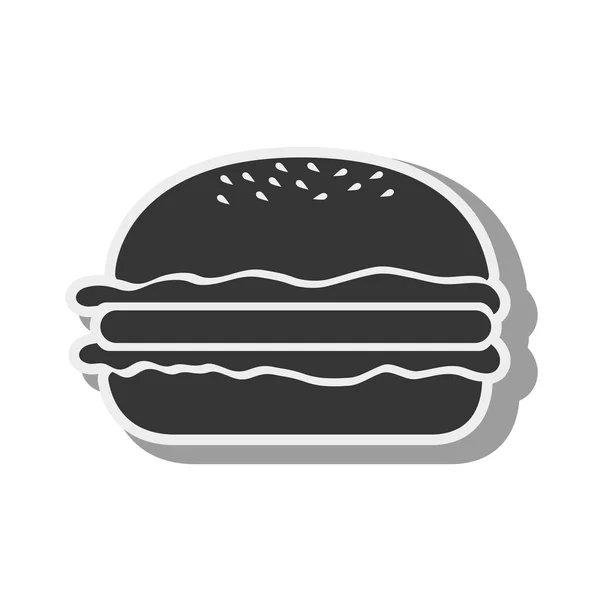 Burger gyorskaja — Stock Vector