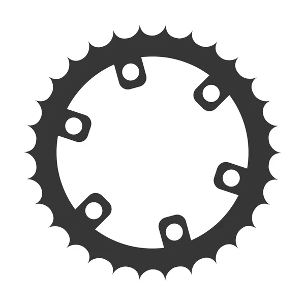 Gear bike wheel — Stock Vector