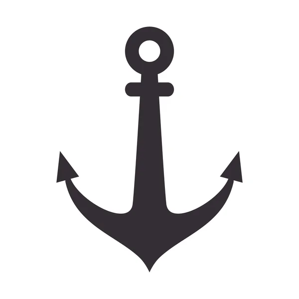 Ancre symbole nautique — Image vectorielle