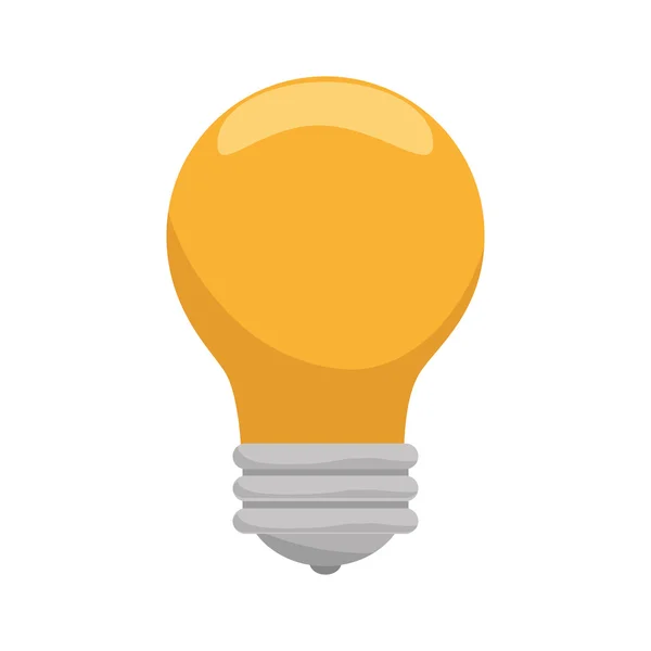 Ampoule lumière d'alimentation — Image vectorielle