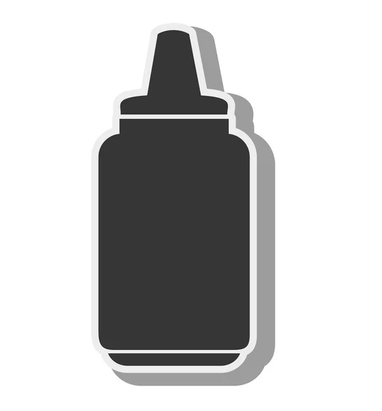 Sauce Flasche Behälter — Stockvektor